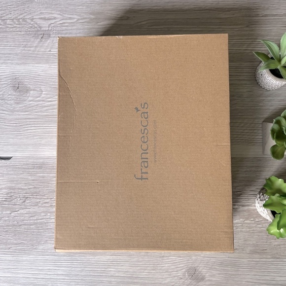 FRANCESCA'S edna peep toe heeled booties size 6.5 NWT - Picture 15 of 16